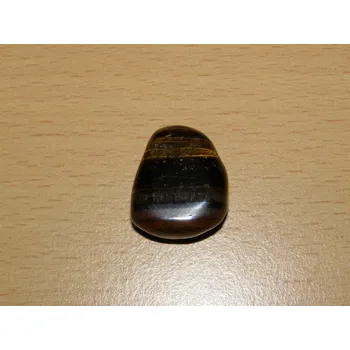 Drahý kámen Tygří oko - Přívěsek - tromlovaný kámen vrtaný - kpt6