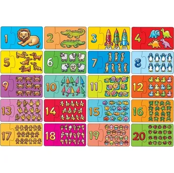 Puzzle ORCHARD TOYS výukové puzzle - ČÍSLA, POČÍTÁNÍ