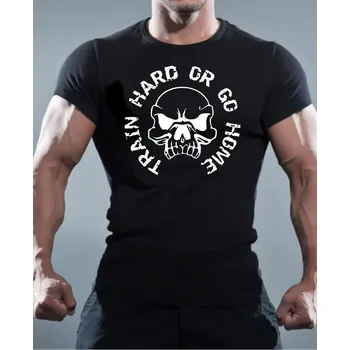 Pánské tričko Tričko train or go home!, Barva látky tyrkysová modrá, Střih Dámsky, Velikost XL