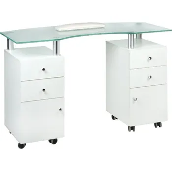 Kosmetický stolek na manikúru BD-3453 - bílý