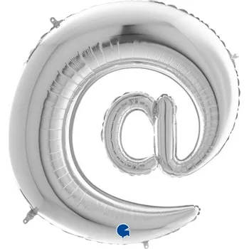 Grabo Balónek fóliový Zavináč stříbrný 102 cm