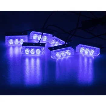 PREDATOR LED do mřížky, 12V, modrý - kf745-6blue