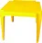 ipea Plastový stoleček, žlutý