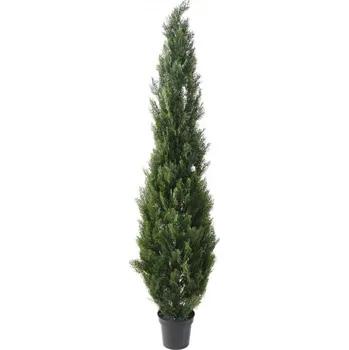 umělá květina CYPŘIŠ MINI NEW, 210cm (Luxusní umělý jehličnatý strom)