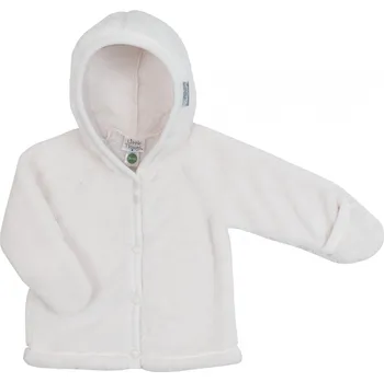 Kojenecká bunda smetanový kojenecký kabátek z welsoftu