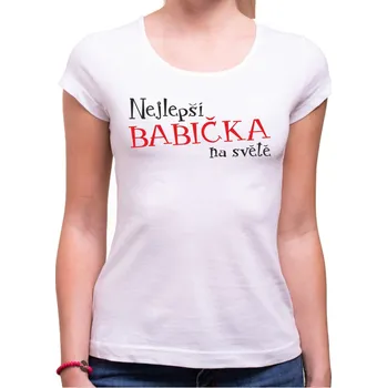 Tričko-Nejlepší babička na světě, Barva látky růžová , Střih Pánsky / UNISEX, Velikost L