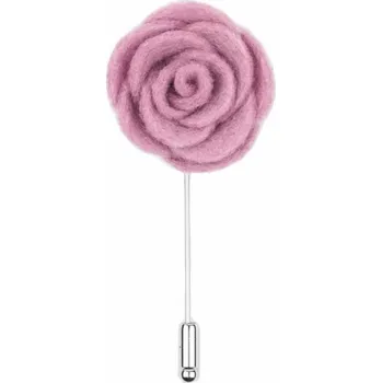 Brož Bubibubi Fialová květina do klopy