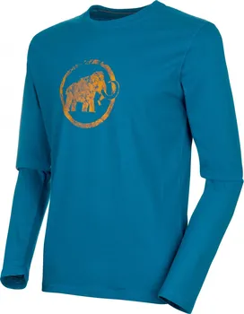 Pánské tričko Mammut Logo Longsleeve Men Sapphire