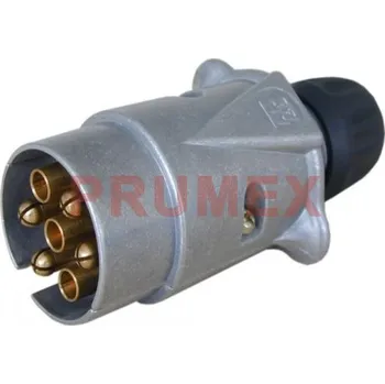 Auto elektroinstalace Zástrčka 12V 7P kovová JAEGER