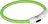Trixie Svítící kroužek USB zelený, 45 cm/7 mm