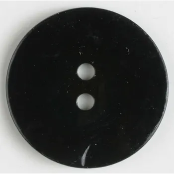 Knoflík Knoflík perleťový černý 300901, 18mm