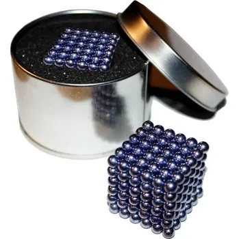 Hrací kostka NeoCube fialový 5mm - magnetická kostka - v plechu