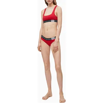 Dámské oblečení Sportovní podprsenka QF5577E-3YQ červená - Calvin Klein červená XS