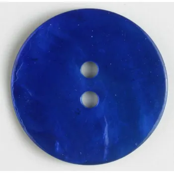 Knoflík Knoflík perleťový modrý 300902, 18mm
