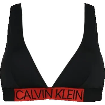 Dámské plavky Vrchní díl plavek KW0KW00844-BEH černá - Calvin Klein černá S