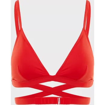 Dámské plavky Vrchní díl plavek KW0KW00796-XA7 červená - Calvin Klein červená S