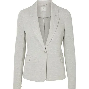 Dámský blejzr Vero Moda VmJulia LS Blazer DNM Noos Light Grey Melange