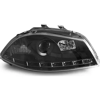 Přední světlomet Přední světla Devil Eyes Seat Ibiza 6L 03-08 černá
