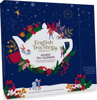 čaj English Tea Shop Vánoční adventní kalendář noc Bio 25 pyramidek
