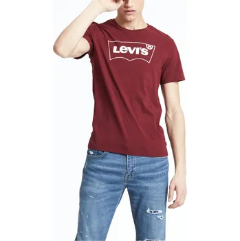 Pánské tričko Levis Housemark Graphic Tee červené XXL