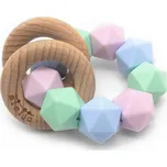 Mimijo Silikonové chrastící kousátko 2v1