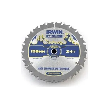 Pilový kotouč IRWIN kotouč na dřevo s hřebíky 136x24Tx10 Cordless Weld Tec MPP 1897391