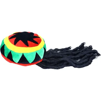 Karnevalový doplněk Rappa Rastaman s dredy pro dospělé
