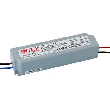 Napájecí zdroj pro osvětlení Global Leader Power Napájecí zdroj GPV-60-12, 12V/5A, IP67, GLP