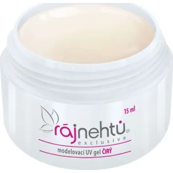 Umělé nehty Ráj nehtů UV gel modelovací - čirý - 15 ml