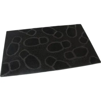 Gumová vstupní kartáčová rohož Shoes - 75 x 45 x 0,8 cm