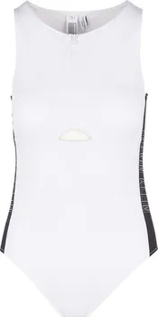 Dámské plavky Calvin Klein Front Zip One Piece KW0KW00674-143 bílé