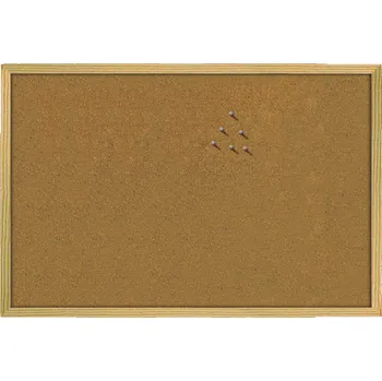 Korková nástěnka WOOD - 40x60 cm Design: borovice