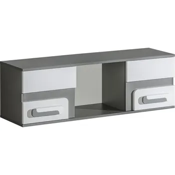 Obývací stěna Závěsná skříňka APETTITA 10 antracit/bílá