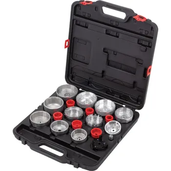 Olejový filtr Hlavice nástrčné 24 - 100.5 mm, na olejové filtry, sada 19 dílů, Welzh (Welzh Werkzeug)