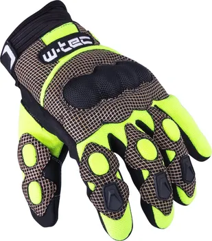 Moto rukavice W-Tec Derex černá/žlutá 3XL
