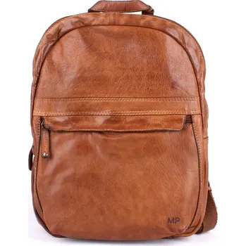 Kabelka Pánský luxusní hnědý batoh Marta Ponti na notebook, obsah 15l