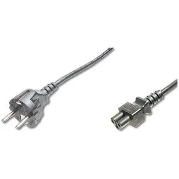 Kabel PREMIUMCORD Kabel napájecí 230V pro NTB 2m (3pin C5, trojlístek, "Mickey Mouse")