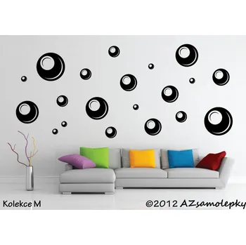 Samolepící dekorace Samolepky na zeď - Bubble - kolekce S