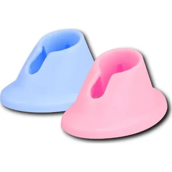 AMAZING SHINE držák na laky na nehty lesklý růžový, modrý