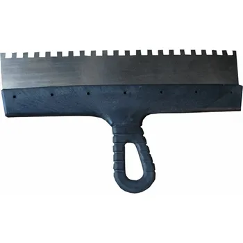 Malířská špachtle Nerezová špachtle 15 mm malířská zubatá s plastovou rukojetí 8x8 15mm