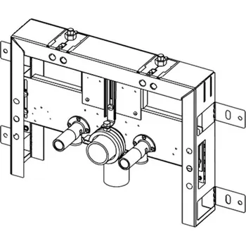 WC sada TECEbox modul pro bidet k zazdění 9.370.031