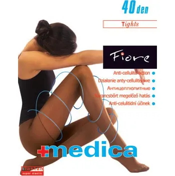 Dámské punčochy MEDICA 40 den-punčochové kalhoty Fiore tan-středně hnědé 2-S (punčochové kalhoty upravující linii nohou a boků)