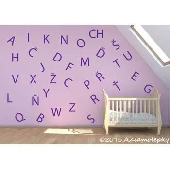 Samolepící dekorace Dětské samolepky na zeď - Abeceda UNO I. - kolekce M