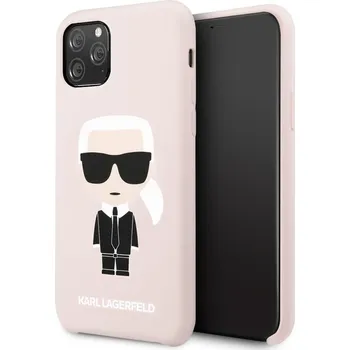 Pouzdro na mobilní telefon Karl Lagerfeld Silicone Iconic pro Apple iPhone 11