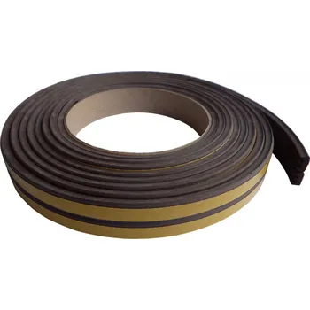 Těsnění profil E 12m hnědá