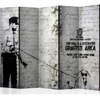 Paraván Paraván Banksy - Graffiti Area Dekorhome