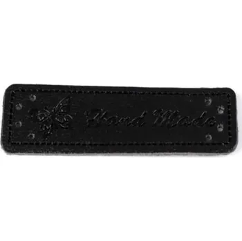 Cedulka HandMade, 50x15mm, černá