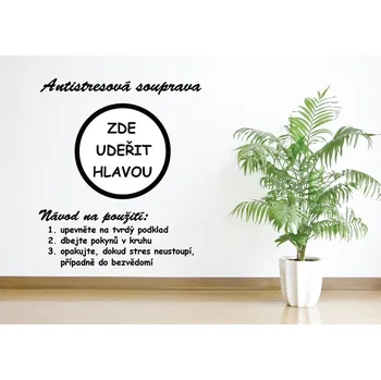 Samolepící dekorace Samolepky na zeď-Nápis-Antistresová souprava - XL