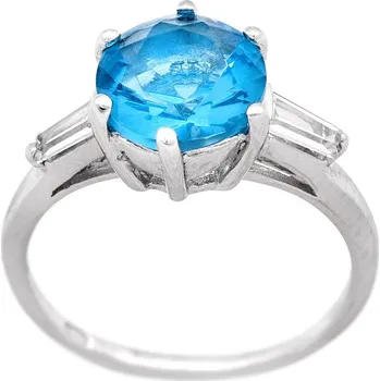 Prsten Stříbrný prsten se zirkony Ag 3,0 g 54