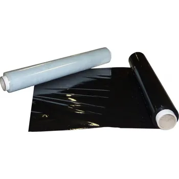 Stavební fólie Stretch folie Černá 1,5kg 500mm